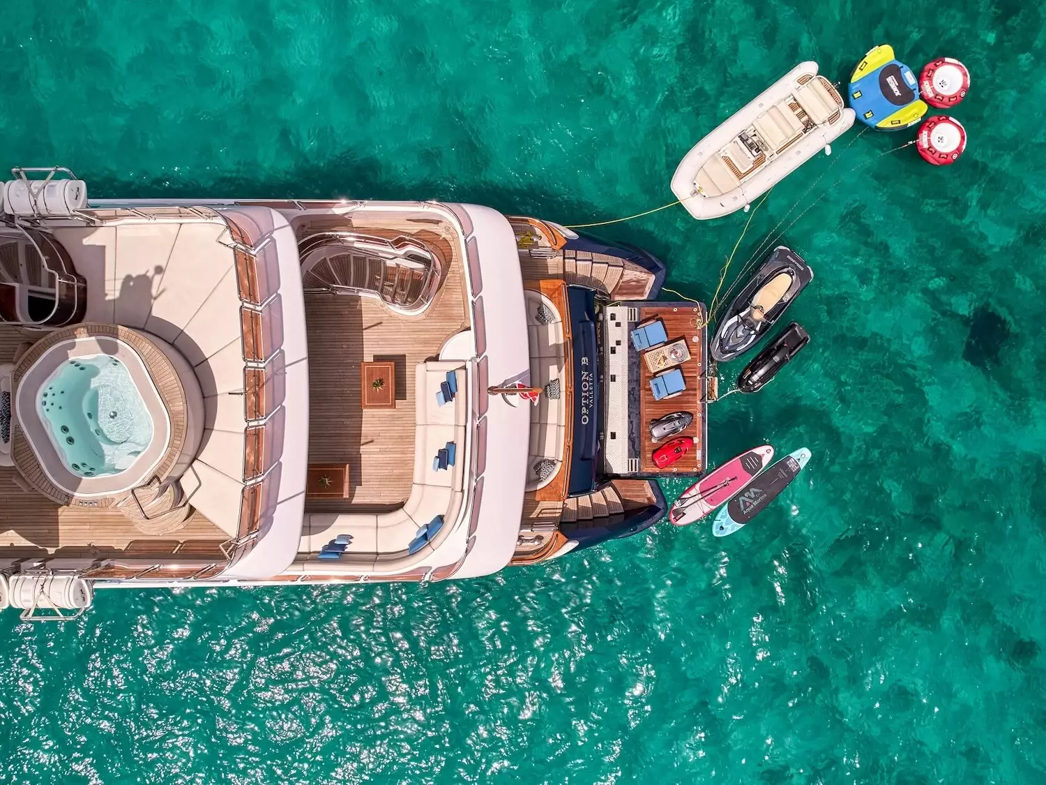 Option B by Benetti - Special Offer for a private Superyacht Charter in Santorini with a crew
