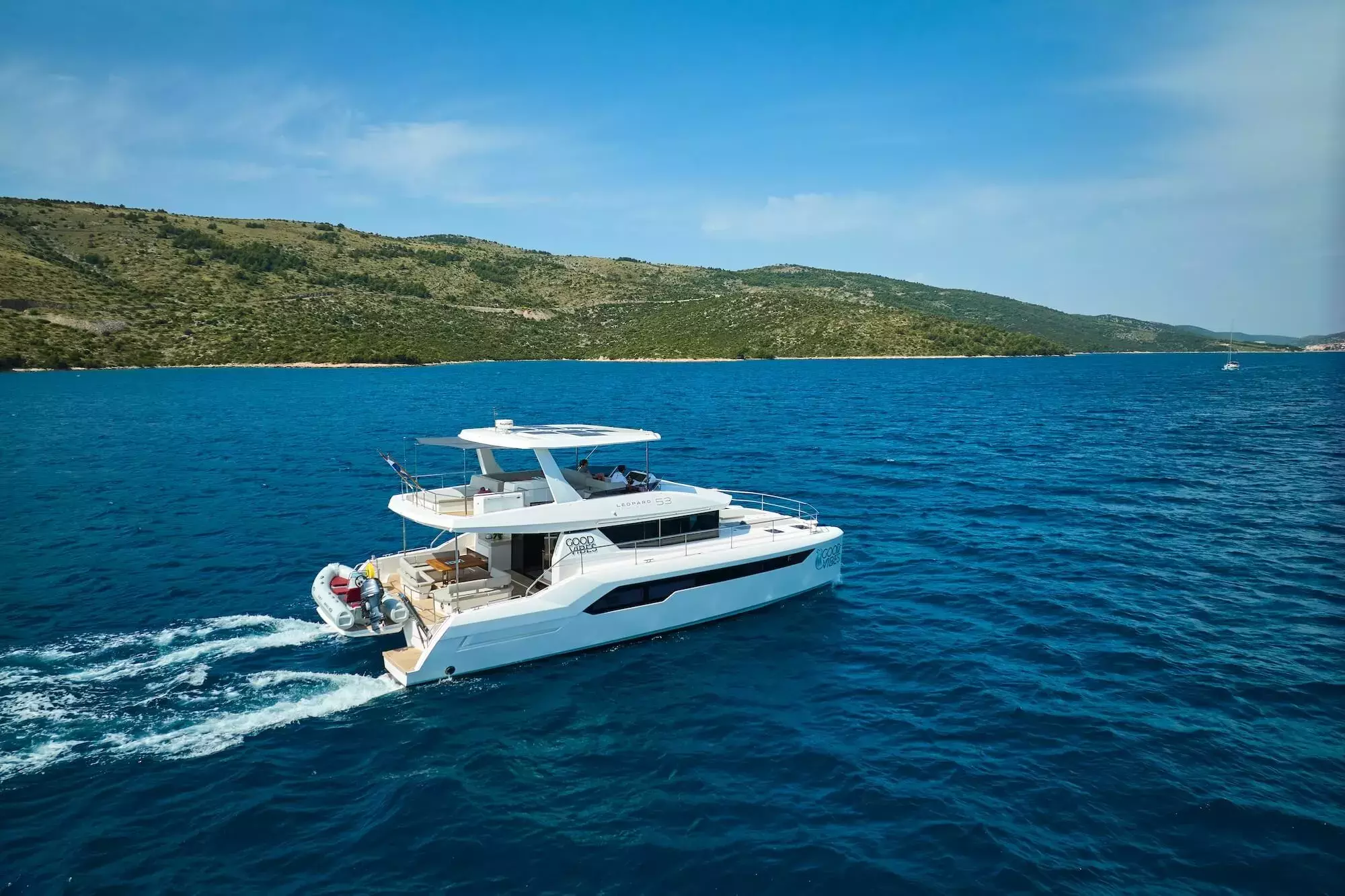 Good Vibes by Leopard Catamarans - Private Power Catamaran Charter in Montenegro – Special Offer at Boatcrowd
