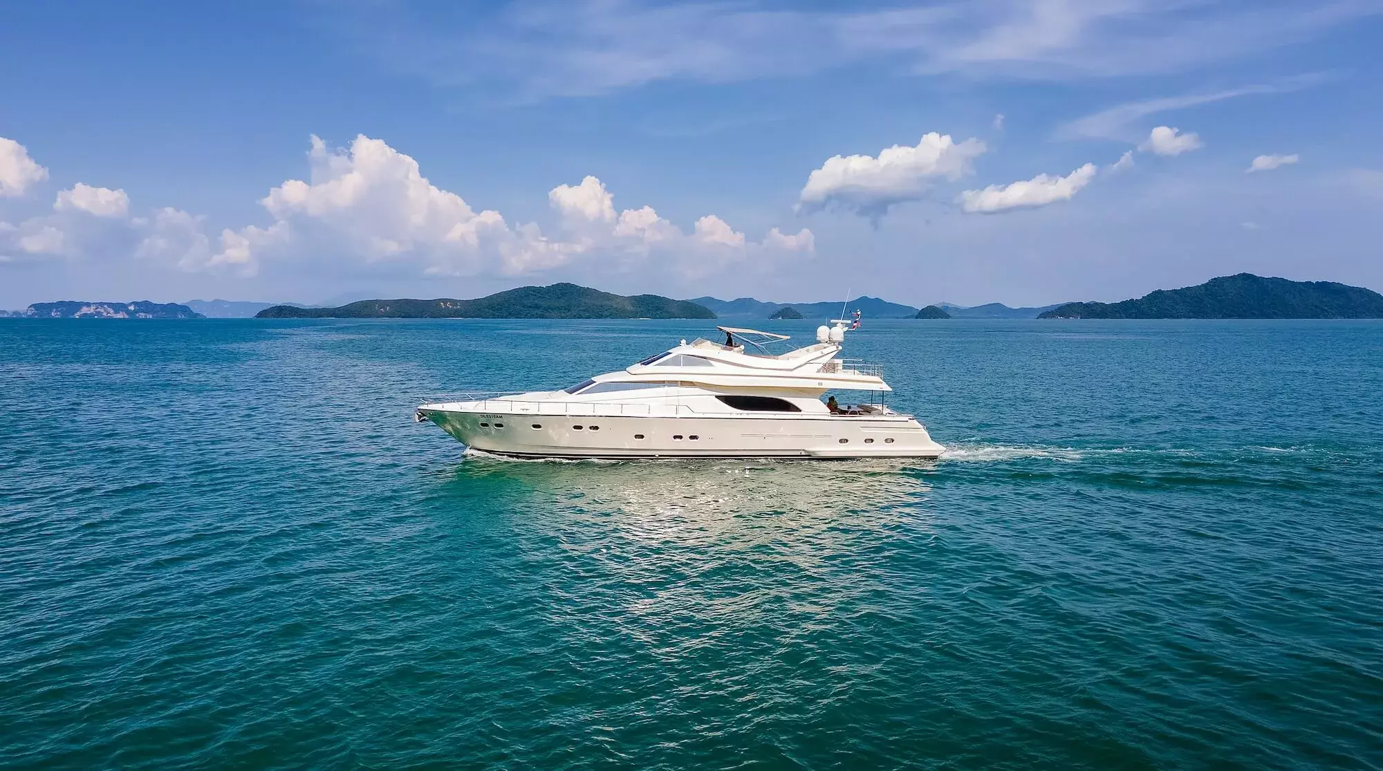 Sofia by Ferretti – Private Motor Yacht Charter in Krabi – Special Offer at Boatcrowd
