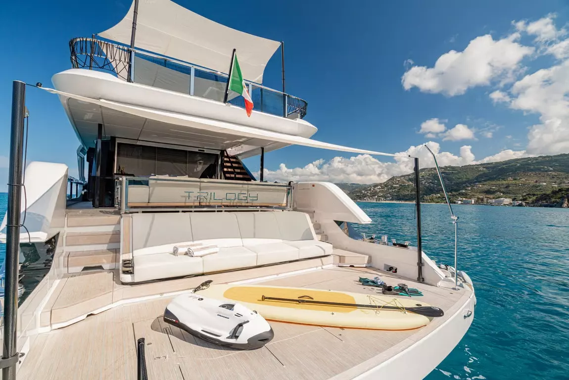 Trilogy by Ferretti – Special Offer on Private Motor Yacht Rental