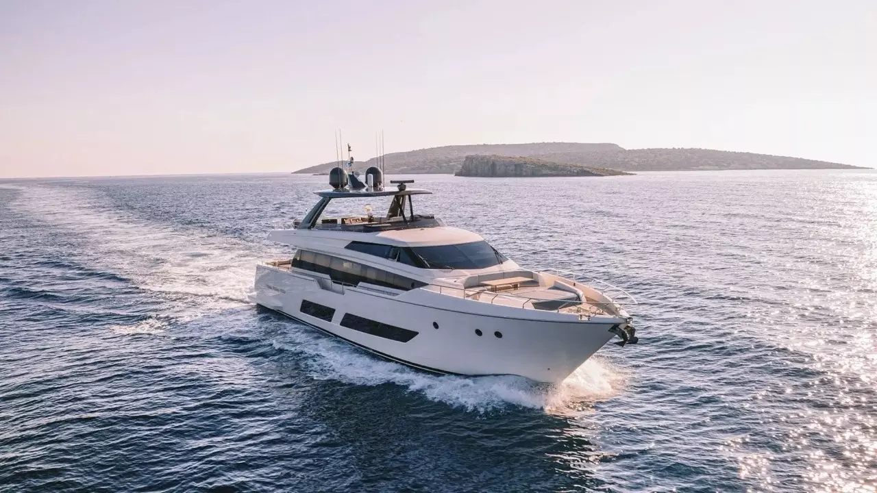 Anassa by Ferretti - Special Offer for a private Motor Yacht Charter in Lefkada with a crew