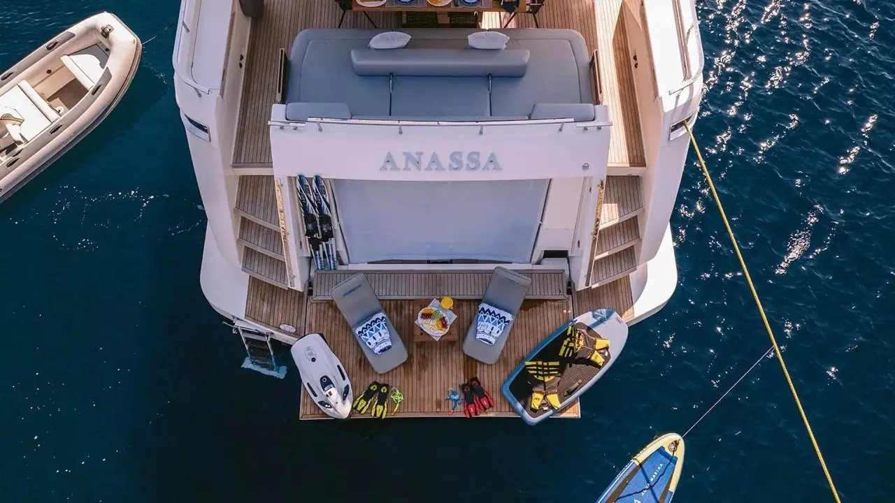Anassa by Ferretti - Special Offer for a private Motor Yacht Charter in Lefkada with a crew
