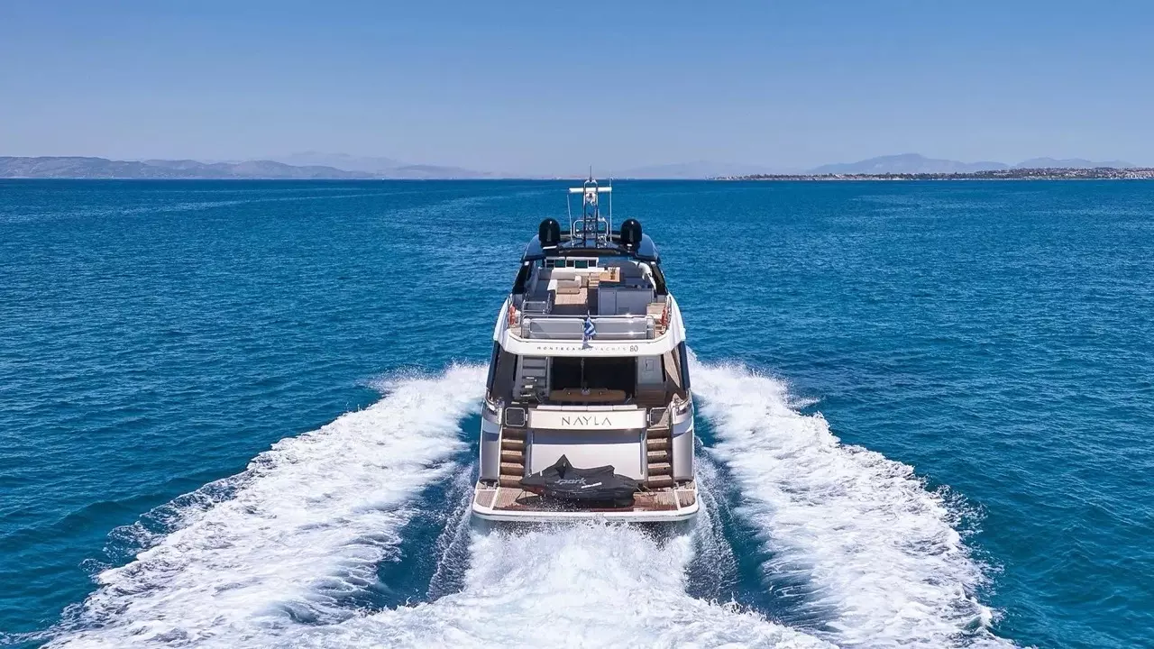 Nayla by Monte Carlo - Special Offer for a private Motor Yacht Charter in Mykonos with a crew