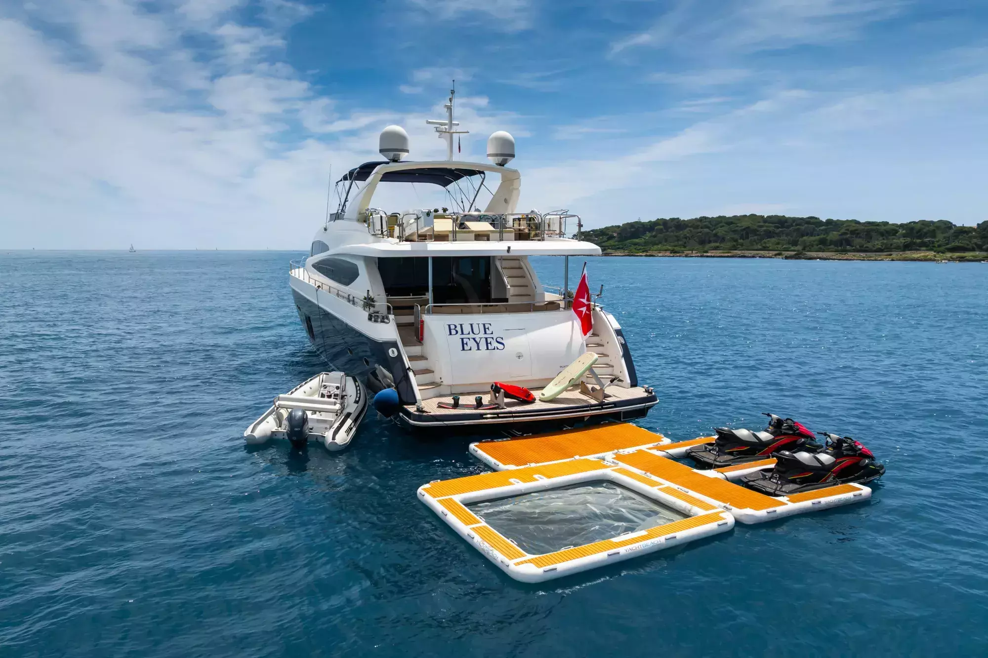 Blue Eyes by Princess - Special Offer for a private Motor Yacht Charter in Sardinia with a crew