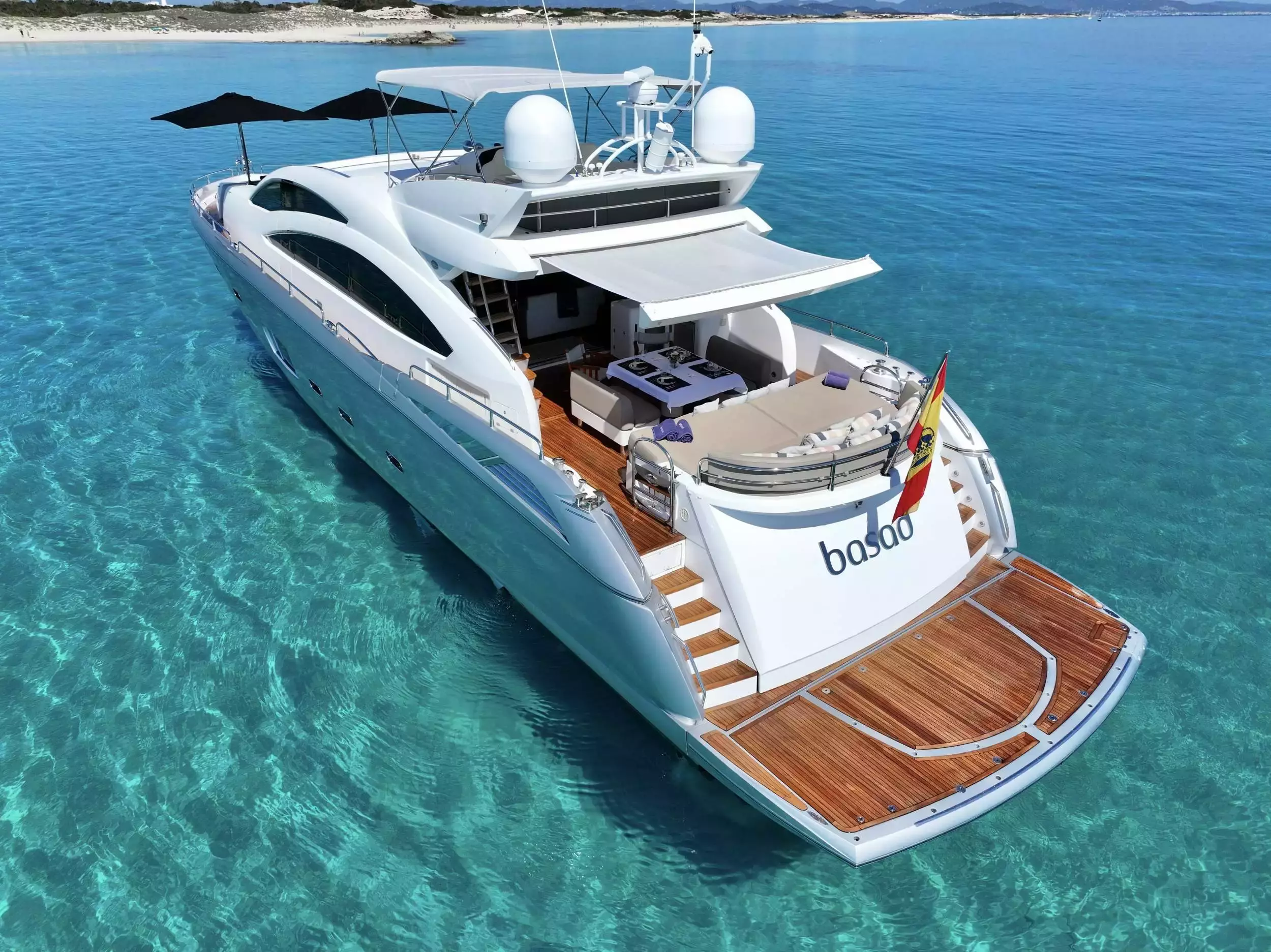 Basad by Sunseeker - Special Offer for a private Motor Yacht Charter in Ibiza with a crew
