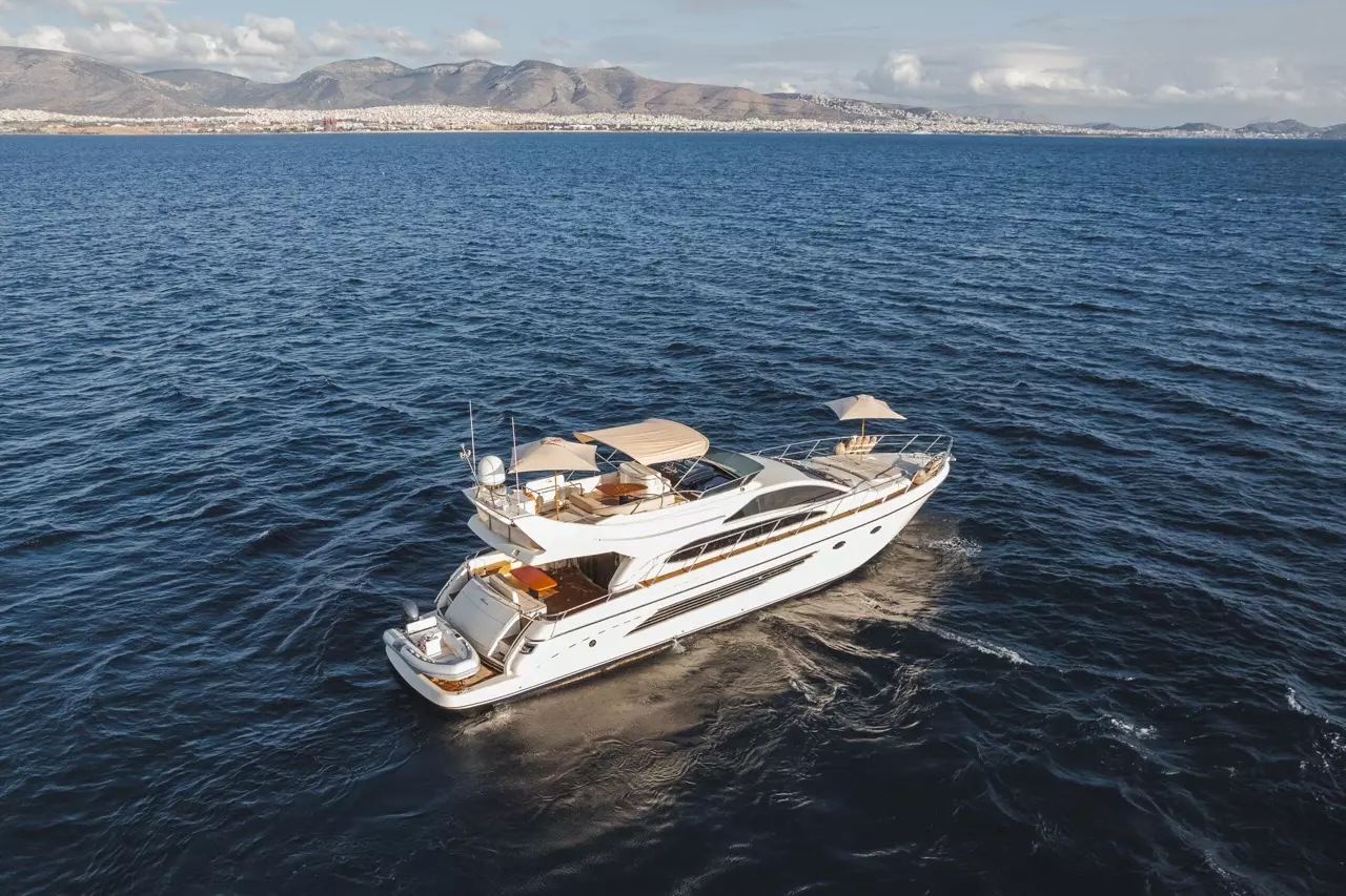 Eterno by Riva - Special Offer for a private Motor Yacht Charter in Santorini with a crew