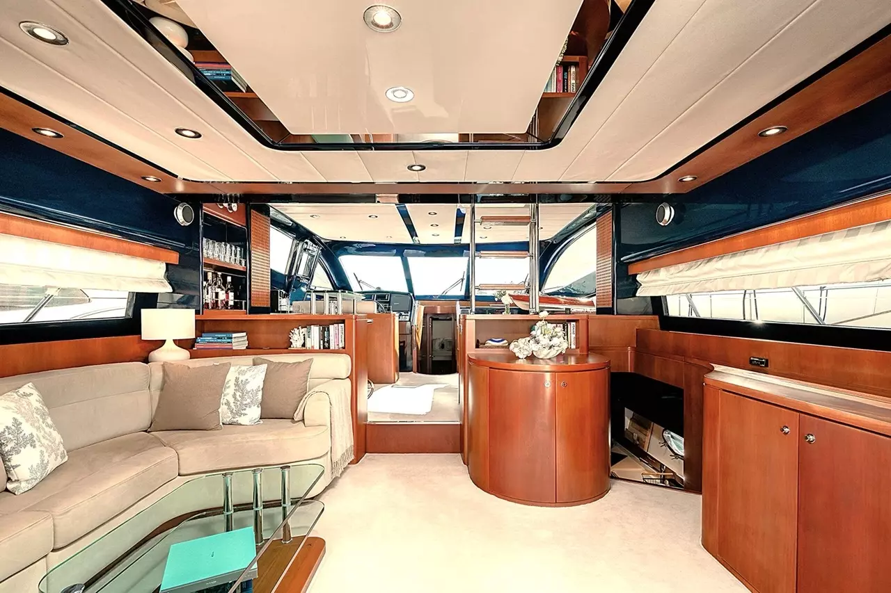 Eterno by Riva - Special Offer for a private Motor Yacht Charter in Santorini with a crew