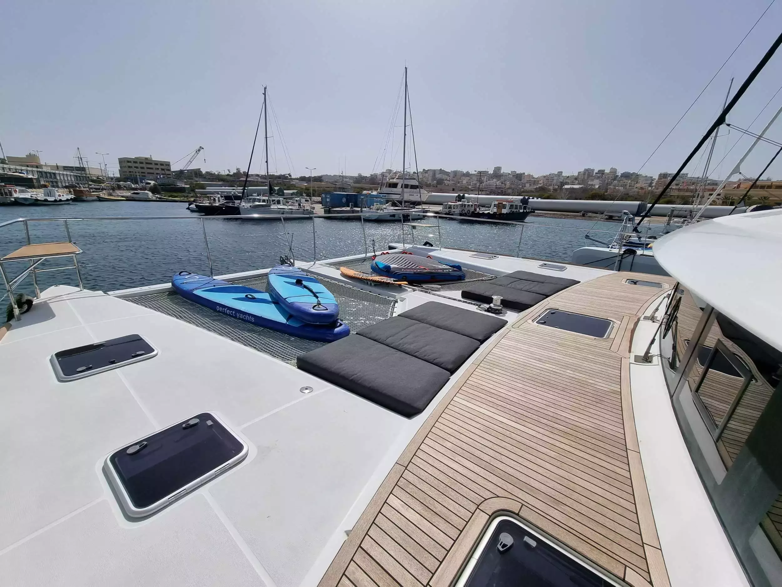 Pearly Gates by Lagoon – Private Power Catamaran Charter in Paros – Special Offer at Boatcrowd