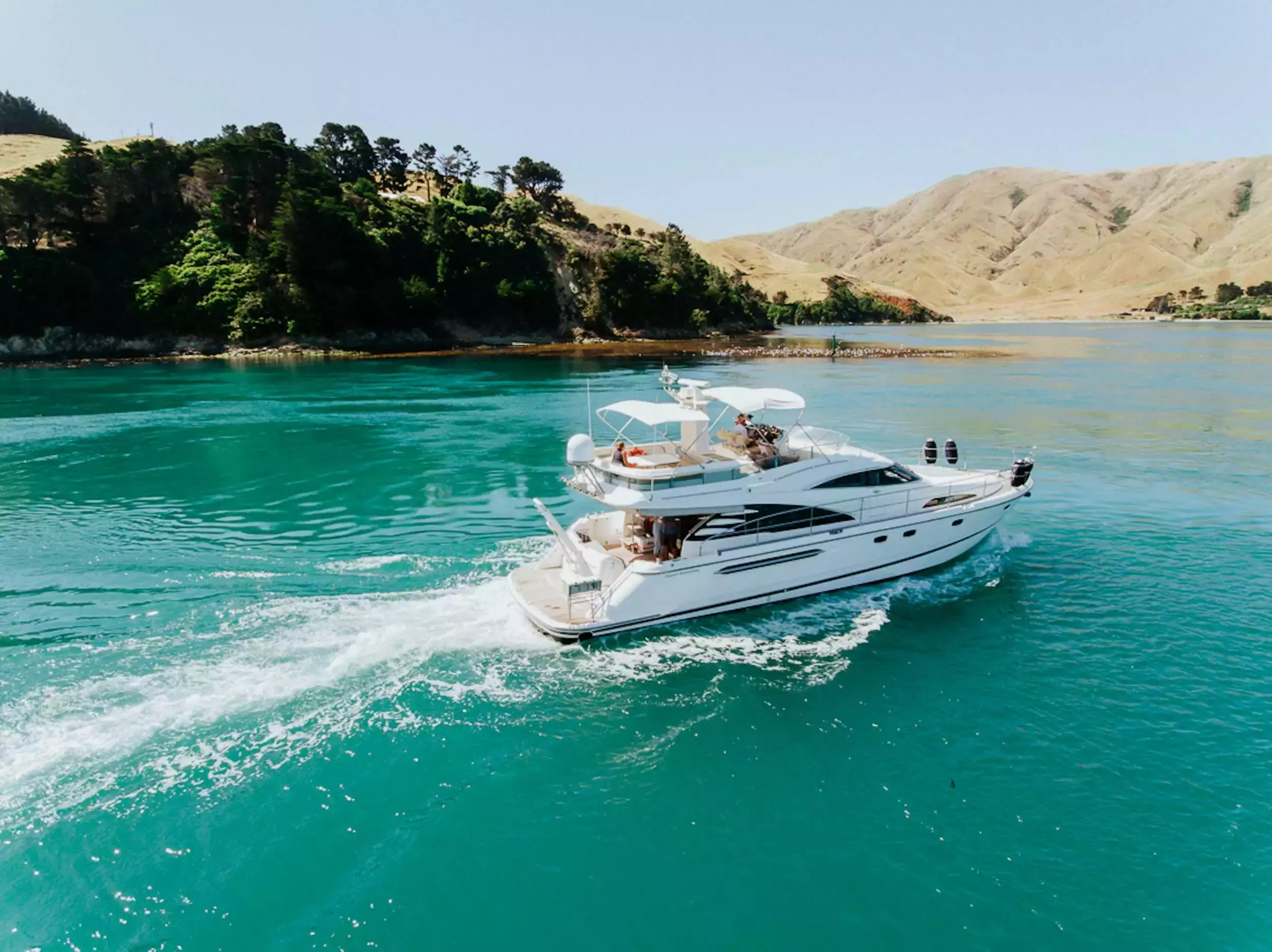 Indian Summer by Fairline - Private Motor Yacht Charter in New Zealand – Special Offer at Boatcrowd