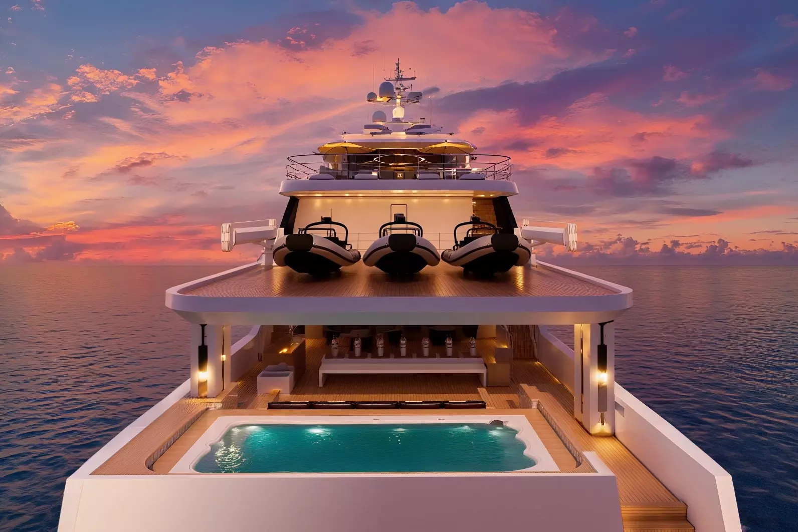 Blue Pearl by Custom – Special Offer on Private Motor Yacht Rental