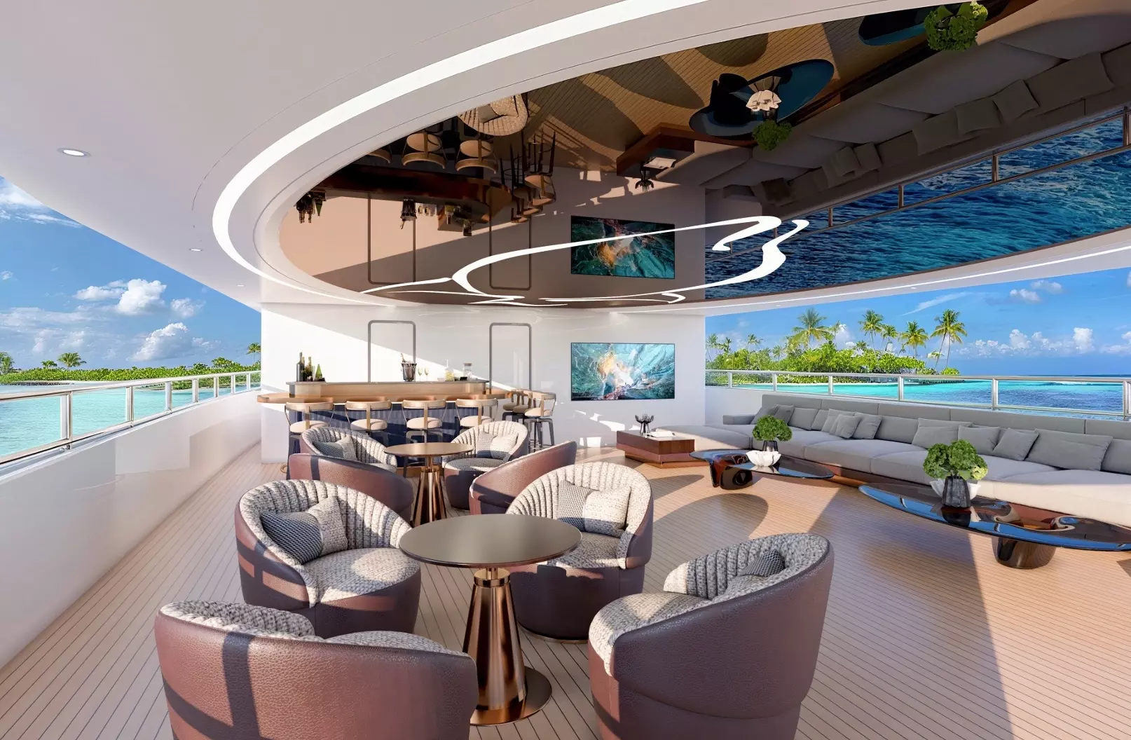 Blue Pearl by Custom – Special Offer on Private Motor Yacht Rental