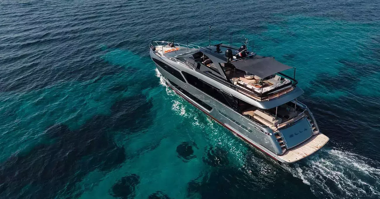Ella by Riva – Private Motor Yacht Charter in Ibiza – Special Offer at Boatcrowd