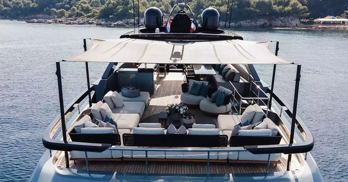 Ella by Riva – Private Motor Yacht Charter in Ibiza – Special Offer at Boatcrowd